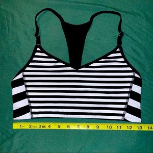 Victoria’s Secret B&W Racerback Sports Bra